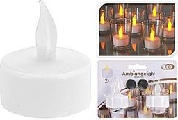 Affek Design Kpl.2 świec TEALIGHT LED 4xh5cm