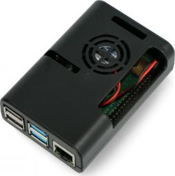 JustPi Obudowa z wentylatorem Raspberry Pi 4B (DNG-16791)