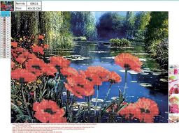 Centrum Mozaika diamentowa 5D 30x40cm Flowers 89633