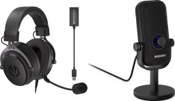 Słuchawki Endorfy Słuchawki Endorfy Viro Plus USB (EY1A001) + Mikrofon Solum Voice S