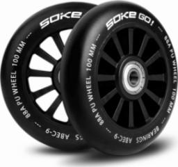 Soke Kółka do hulajnogi 100 mm czarne 2 szt.