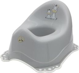 Tega Baby nocnik 2K z pozytywką Zebra szary/biały