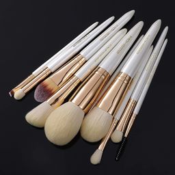 Reney Cosmetics Eigshow Zestaw Vegan* Series 10 sztuk pędzli Champaign Gold