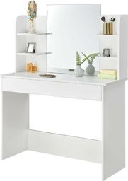 ModernHome Toaletka kosmetyczna nowoczesna duże lustro półki ModernHome