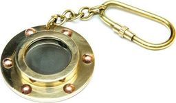 Breloczek Giftdeco Breloczek mosiężny mini bulaj lusterko 13.5x6x2.5