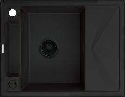 Zlewozmywak Deante MAGNETIC - granitowy magnetyczny 1-komorowy z ociekaczem Czarny (ZRM N11A)