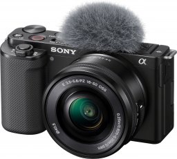 Aparat Sony ZV-E10 + 16-50 mm f/3.5-5.6 OSS do wideoblogów (ZVE10LBDI.EU)