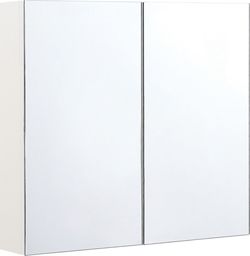 Shumee Szafka łazienkowa wisząca z lustrem 80 x 70 cm NAVARRA