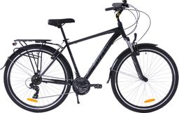 Fuzlu Rower trekkingowy 28 Core Men Amor (20") czarny/srebrny/srebrny połysk