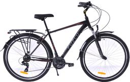 Fuzlu Rower trekkingowy 28 Core Men Amor (20") czarny/czerwony/biały połysk