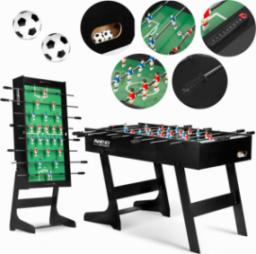 Neo-Sport Stół do gry w piłkarzyki, czarny 121 x 61 x 80 cm (NS-803)