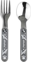 Akuku AKUKU ZESTAW SZTUĆCÓW METALOWYCH GREY A0100/5907644001002 () - Ż-ALBI-AK-04-30