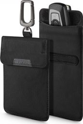 Spigen Klatka Faradaya Spigen Pouch Keyless RFID Signal Blocker Black