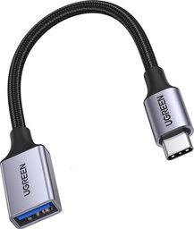 Adapter USB Ugreen US378 USB-A - USB-C Szary (UGR1090GRY)