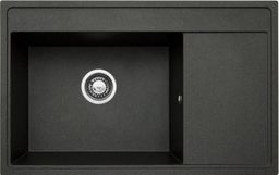 Zlewozmywak Pyramis Camea 79x50 1B 1D L czarny 070074301