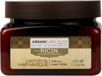 Arganicare Castor Oil Maska stymulująca porost włosów 350 ml