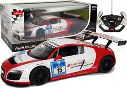 Rastar Auto R/C Audi R8 LMS 1:14 Biało-Czerwone
