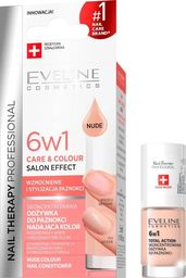 Eveline Nail Therapy Odżywka do paznokci nadająca kolor 6w1 NUDE 5ml