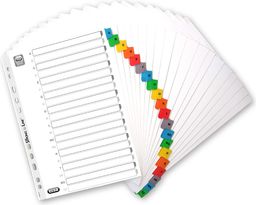 Elba PRZEKŁADKI KARTONOWE A4 MYLAR Z KOLOROROWE ALFABETYCZNE A-Z ELBA 100204595