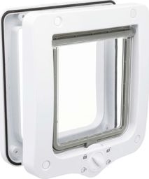 Trixie Drzwiczki dla kota 4-Way, 20 × 22 cm, białe (TX-44211)