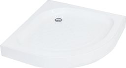Brodzik Mexen Mexen Rio brodzik półokrągły 70 x 70 cm, biały - 47107070