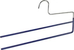 Wenko wieszak do spodni Baggy 2 stal 35 cm srebrny/niebieski