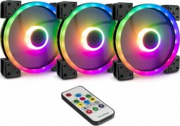 Wentylator Argus RGB RS-14 3-pack + Hub + Pilot (88885536)