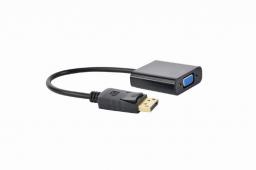 Adapter AV Gembird DisplayPort - D-Sub (VGA) czarny (A-DPM-VGAF-02)
