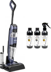 Odkurzacz pionowy 4Swiss VC024 CleanBooster Black + środki czystości