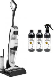 Odkurzacz pionowy 4Swiss VC024 CleanBooster White + środki czystości