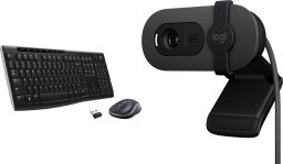 Klawiatura + mysz Logitech MK270 (920-004508) + Brio 100 (960-001585)