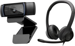 Kamera internetowa Logitech C920 HD Pro (960-001055) + H390 (981-000406)