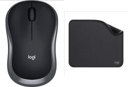 Mysz Logitech M185 Szara (910-002238) + Studio Series - GRAPHITE (956-000049)