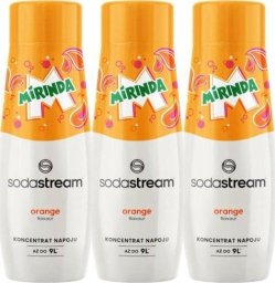 Sodastream 3 x Syrop Mirinda 440 ml