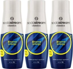 Sodastream 3 x Syrop Energy 440 ml