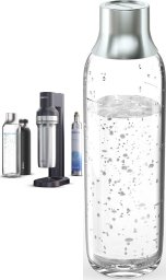 Saturator Brita sodaTRIO Czarny + Szklana butelka sodaTRIO 2-pak