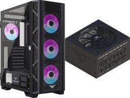 Obudowa PREYON Obudowa PREYON Nest Meshy+ (PRENMP04B) + Zasilacz PREYON EAGLE POWER GOLD 1000W
