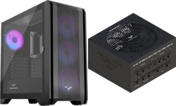 Obudowa PREYON Obudowa PREYON Nest Windy+ Black + Zasilacz PREYON EAGLE POWER GOLD 750W