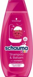 Schauma SCHAUMA_Kids Shampoo&amp;Balsam szampon odżywczy do włosów suchych dla dzieci Malina 400ml