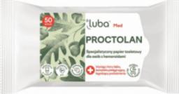 Luba LUBA_Med Protectolan specjalistyczny papier toaletowy dla osób z hemoroidami 50szt