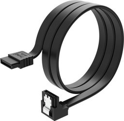 Akasa SATA - SATA, 0.5m, Czarny (AK-CBSA09-05BK)