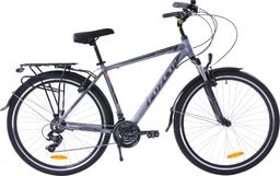Fuzlu Rower trekkingowy 28 Fuzlu Escape 1.0 Men (20") grafit/czarny/czarny mat