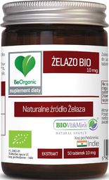 Be Organic ŻELAZO EKSTRAKT BIO* 50 TABLETEK (10 mg) - BĄDŹ ORGANICZNY