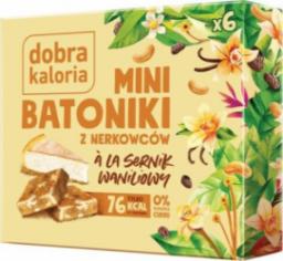 Dobra Kaloria Minibatoniki z nerkowców - sernik waniliowy , 102g