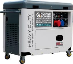 Agregat Könner & Söhnen 9300DE-1/3 ATSR Super S 7500 W 1-fazowy