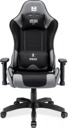 Fotel IMBA Seat DRUID materiałowy szaro-czarny