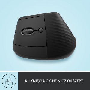 Mysz Logitech Lift Graphite Left (910-006474) 5