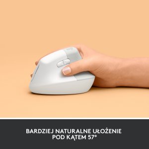 Mysz Logitech Lift Off-White (910-006475) 3