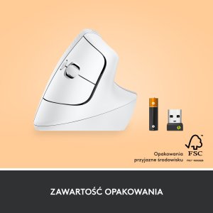 Mysz Logitech Lift Off-White (910-006475) 6
