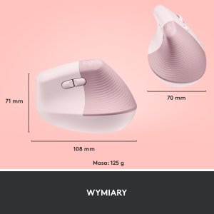 Mysz Logitech Lift Rose (910-006478) 9